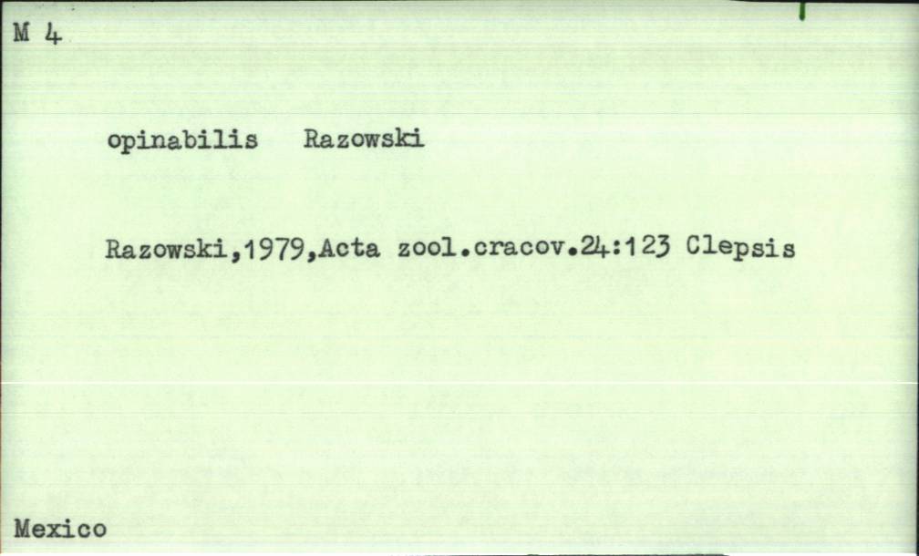 front of card